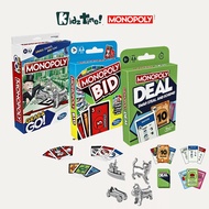 Kidztime x Monopoly Card Games/Monopoly Bid/Monopoly Deal Refresh/Monopoly Grab and Go