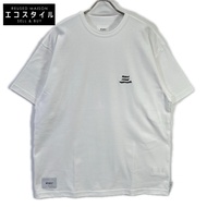 WTAPS 251ATDT-CWM13 白色滾邊棉質短袖T卹 04 [二手]