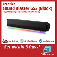 [🎶SG] CREATIVE SOUND BLASTER GS3 - Compact RGB Gaming Soundbar