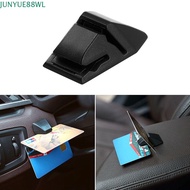 JUNYUE88WL Card Slot Holder Vehicle ABS Card Clamp Office Auto Dashboard Auto Fastener Car Parking C