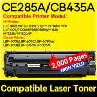 Compatible CB435A Toner Cartridge 35A P1005 P1006 P1007 P1008 P1009 M1132 M1210 M1130 Printer Ink