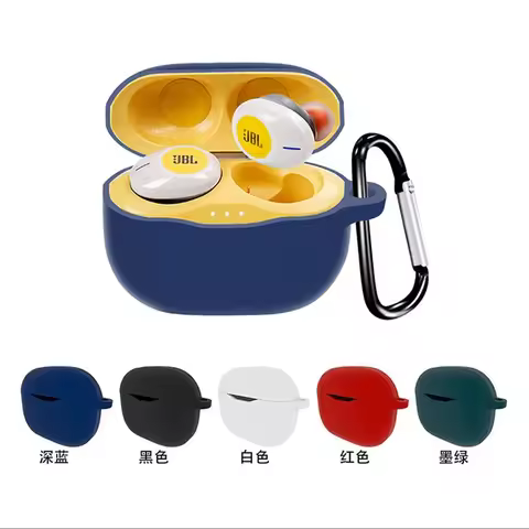 for JBL Tune 125 TWS Case Wireless Bluetooth Earphone Cover Soft Silicone for JBL T120 T125 TWS Full