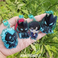 [Ashtreart] SOLO LEVELING Acrylic Keychain | Sung Jinwo Igris Beru Tank | Gradient Acrylic Keychain