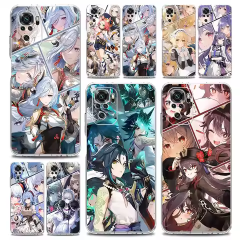 Genshin Impact Alhaitham Phone Case For Xiaomi Redmi Note 13 12 5G 9S 9 8 10 11 Pro Plus 4G 9T 13C 1