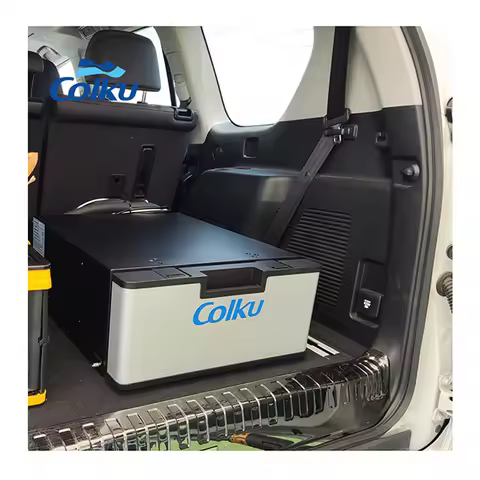 Colku DC-23DR Fast Cooling 23L Mini Car Refrigerator Fridge 12V Drawer Type Camp Freezer