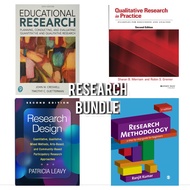 Research Bundle (educational research/ research design/ Research Methodology/ Qualitative Research )