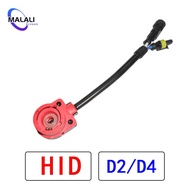 Malali 1pcs D2 D2S Wire Plug Cable Connectors D2S Socket Base Adapter Wiring Harness AMP Adapter Con