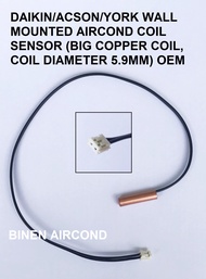 DAIKIN/ACSON WALL MOUNTED AIRCOND COIL SENSOR (BIG COPPER COIL COIL DIAMETER 5.9MM) OEM