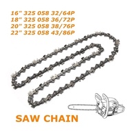 【Storewide Sale】 Semi Chisel Chain for Chainsaw 0.325 Pitch 1.5mm Gauge 64/72/76/86 Drive Link is Av