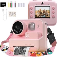 Mafiti Kids Camera Instant Print, 48MP Digital Camera Selfie 1080P Video Camera with 32G TF Card, To
