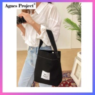 [Agnes Project] Peanut Tote Bag_Black