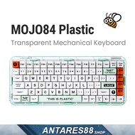 MOJO84 Plastic Transparent Mechanical Keyboard