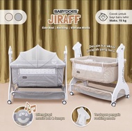 Box Baby Rocking Side Bed Babydoes Jiraff / Box Tidur Bayi