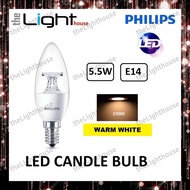 PHILIPS 5.5W LED Candle Bulb Warm White