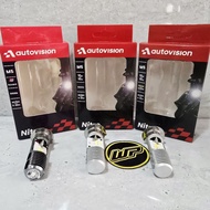 Autovision Auto Vision AC Motorcycle Headlight Bulb (Plug n Play) / DC 12V 7W M5 NITRO T19 H6 1 Leg