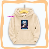 Sweater Jackets For Boys Aged 2-12 Years JJK GOJO SATORU Children's Hoodie Jackets