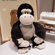 SI958 Q Version Cute Animal Plush Toy King Kong Fluffy Cartoon Animal Plush Doll Plushie Animal Toy 