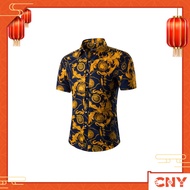 Kemeja Batik Lelaki Kemeja Bunga Shirt Batik Code-25