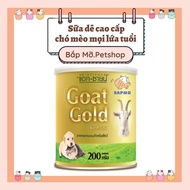 AG-SCIENCE STERILISED GOAT MILK GOAT GOLD 200g - Colostrum Supplemented MILK Powder for Dogs and Cat