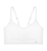 Triumph เสื้อชั้นในไม่มีโครง รุ่น sloggi Free Evolve Top 2 AX P รหัส 10225628 สีขาว 00GZ