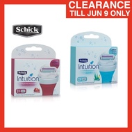 (REFILL ONLY) EW Schick Intuition Plus R3S Women Razor Refill Shaver Refill Pisau Pencukur Perempuan