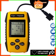 LOCAL Ready Stock EcoSport Portable Fish Finder Fishfinder with Wired Sonar Fish Finder Sensor (Upgr