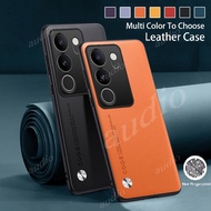 Casing For Vivo V29 Pro V29Pro V29E 5G 2023 Plain Skin Leather Phone Case for Vivo V 29 Pro 29Pro 29