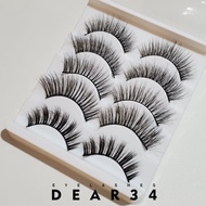 < Dear34 > 5 Types Comprehensive 0.07 Fine Fiber Thick Slim 3D-141 Hard Terrier Medium Long Eye Tail