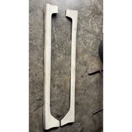 68 honda civic fd white modulo side skirt tepi pp material fit untuk replacement part used condition