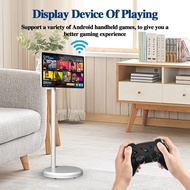 21.5 Inch Smart Portable  TV On Wheels  6+128gb White Tv Portable With Camera Android 13 Touch Scree