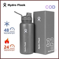 Tumbler Water Bottle Flask 22oz 32oz 40oz Wide Mouth With Spout Lid Tumbler