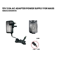 [NEW] 12V 2.0A AC Adapter Power Supply For Mass NBS24J120200VK