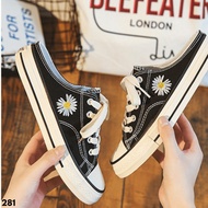Gypsy - Little Daisy Sepatu Sneakers Wanita Selop Kanvas Import Slip On Sneaker Cewe Cewek Slop Canv