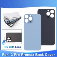 Glass Battery Cover For iPhone 13 Pro Max Rear Door Housing Panel Case Camera Lens Parts For iPhone 