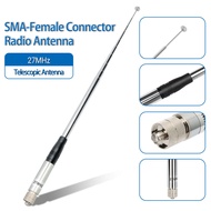 27MHz SMA-Female CB Antenna High Gain Telescopic For UV-98 PLUS BAJETON BJ8200 BJ-9000 Radtel RT-860