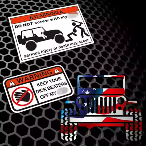 Car Styling Decal Automobile Truck Window Sticker for Jeep Renegade Compass Patriot Wrangler JK Cher