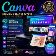 Game🔥Canva PRO 2026🔥 | Upgrade your account ┃ Lifetime ┃ Unlimited Design Templates | Education/Busi
