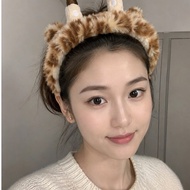 Korean Deer Ear Headband with Comfortable Elastic Fur