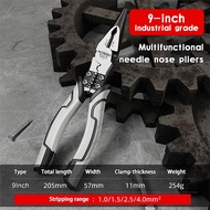 Multi Tool Pliers Wire Cutter Stripper Crimping Pliers Multi Functional Snap Ring Terminals Crimpper Electrician Hardware Tools