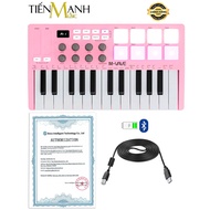 [Chính Hãng BH 1 Năm] Midi Keyboard Controller M-Vave SMK25 MK1 - 25 Phím Bàn Phím Sáng Tác Mvave SM