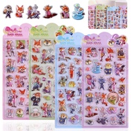 3D Puffy Stickers Set (4 Sheets) | Cute Jewel Bubble Design | Transparent Glossy Stickers | Kawaii P