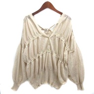 COCO DEAL Cardigan Sweater Knit beige lame Direct from Japan Secondhand