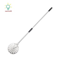 9 Inch Stainless Steel Pizza Turning Peel 56 Inch Overall Long Pizza Shovel Pizza Oven Shovel