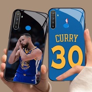 YS-89 Stephen Curry HD Glass Casing for Oppo Reno 12F 13F F27 Realme 5 5i 5S 3 3i 6i 7 C65 Narzo 10 