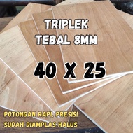 PLYWOOD P40 L25 (cm) 8mm THICKNESS MULTIPLEK PLYWOOD COATED WOODEN BOARD