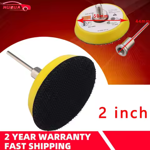 2 inch 50mm Sander Disc Sanding Polishing Pad Backer Plate 3mm Shank Cutting Disc Extension Rod Conn