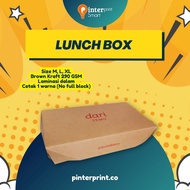 Paper LUCH BOX TAKE AWAY KRAFT BOX