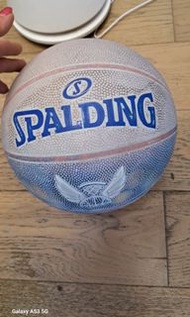 Basketball, spalding peachy pink white 7