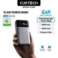 【3C  Certification】CUKTECH Pioneering GaN Power Bank  100W Max 15000mAh Xiaomi 90W Max Samsung 45W i