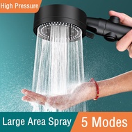 Shower Head Bath Showerhead Set Supercharge Bidet Spray High Pressure 5 Modes Large Water Output Bathroom Showering In The Rain Bath Tools
